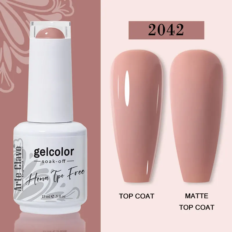 Arte Clavo 116 Kleuren Gel Nagellak 15 ml Kleurrijke Gel Semi Permanente Losweken UV Gel Nail Art DIY Ontwerp vernis Nagelbenodigdheden