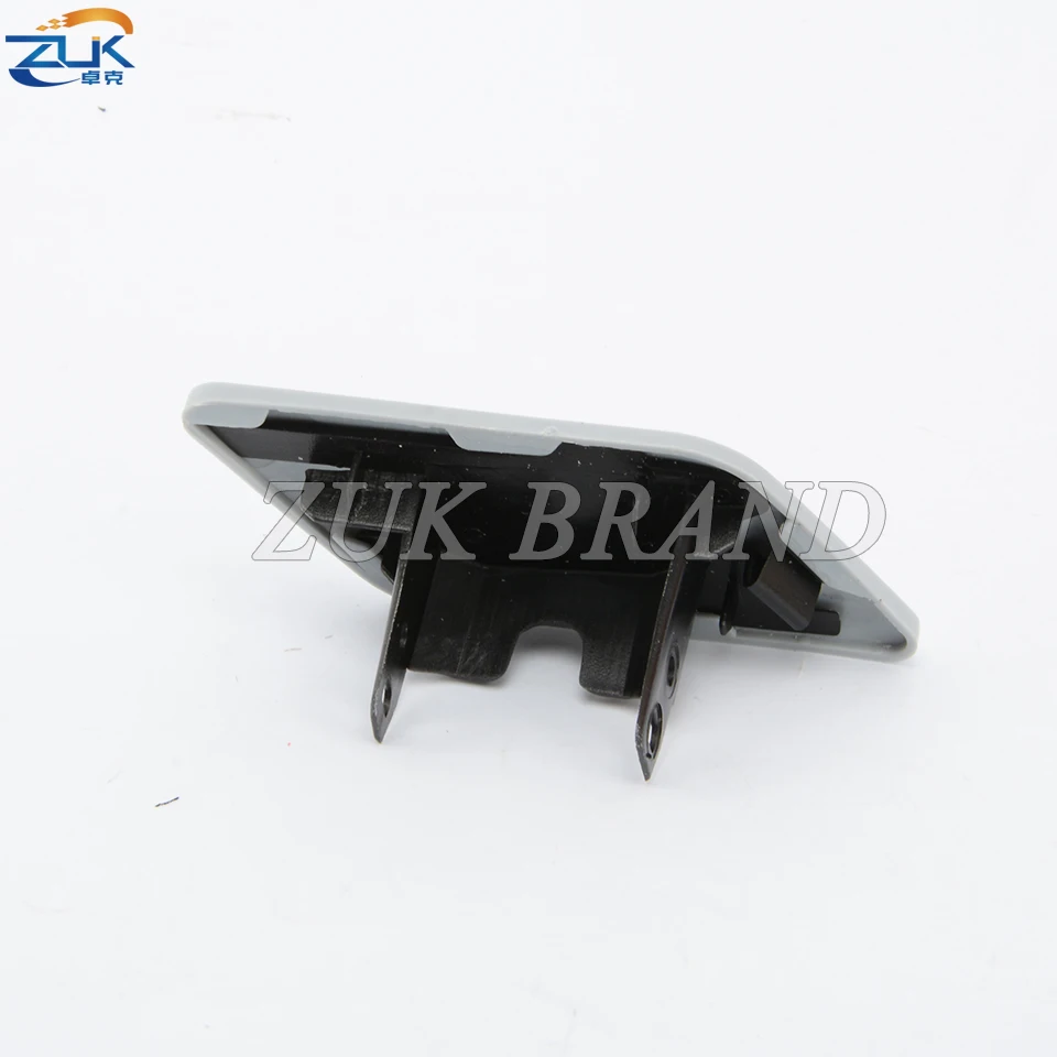 ZUK Unpainted Car Headlight Washer Nozzle Cover For Ford Kuga 2017 2018 2019 Headlamp Water Spray Jet Cap Housing Not White