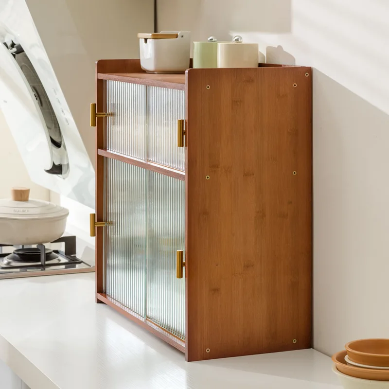 

New model Kitchen locker countertop multi-functional square seasoning bowl storage box locker side water cup rack rack