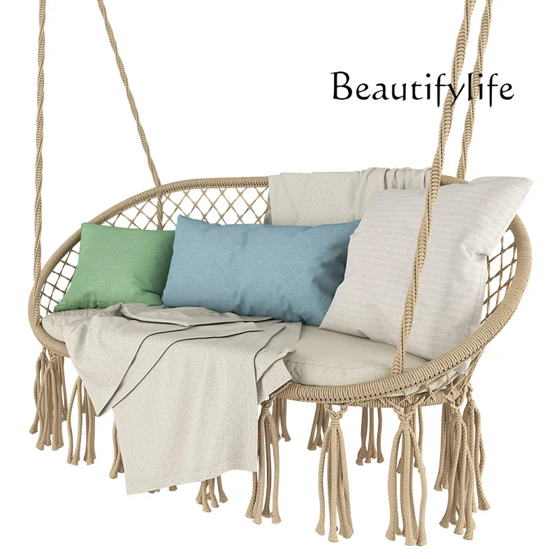 

Hanging chair outdoor swing outdoor courtyard household bird's nest hanging basket chair indoor household balcony swing