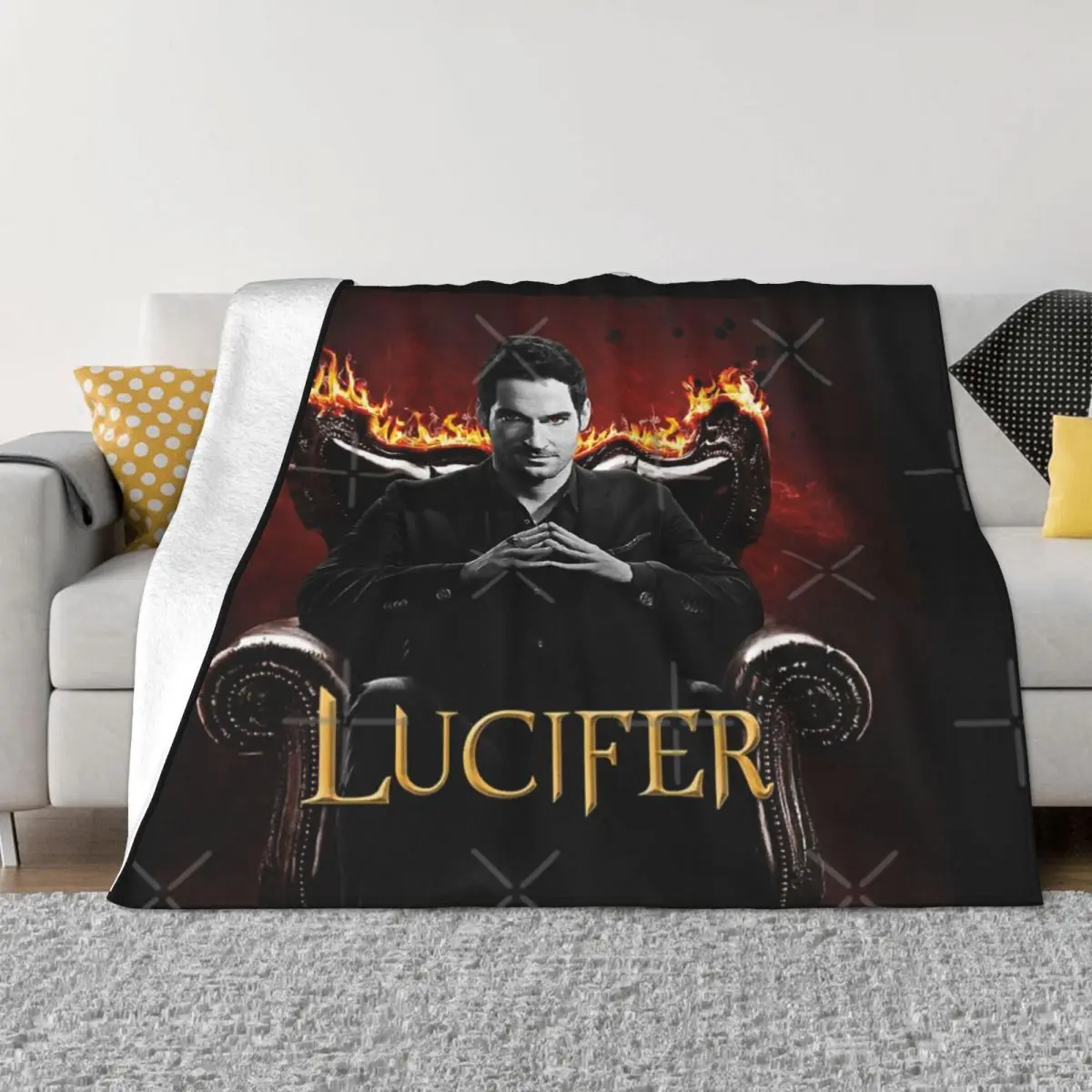 Lucifer 12 Quilt Knee Blanket Couple Blankets Blankets And Blankets Throw Blanket