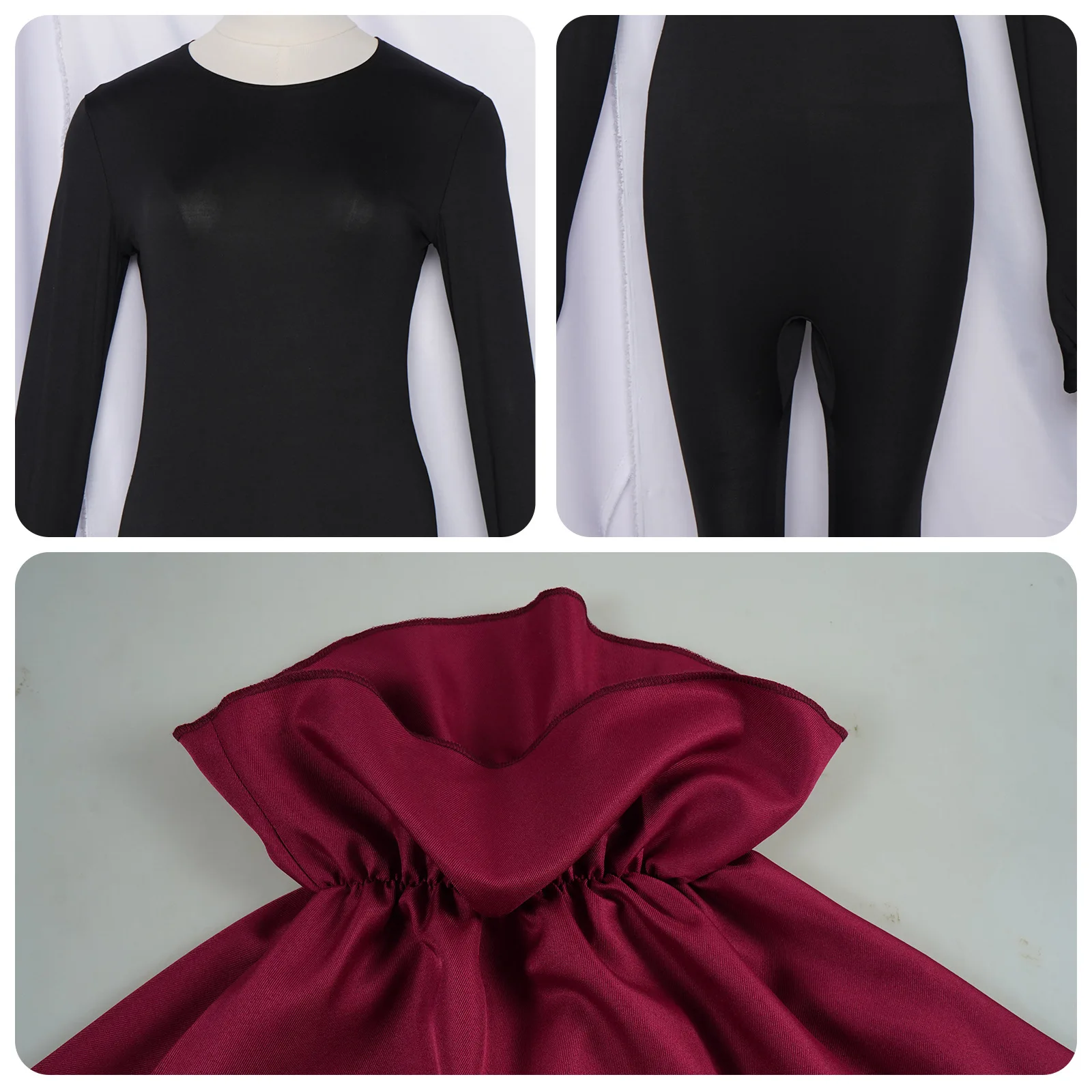 جوفاء فارس عباءة Silksong الدبور تأثيري ازياء الأحمر كيب قناع أبيض النساء هالوين تأثيري فارس وتتسابق