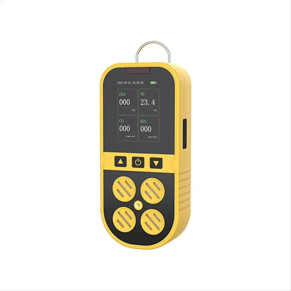 

4-in-1 Gas Detector with Sensors for Carbon Monoxide Oxygen and Gases Portable Harmful Alarms for Safety-BCBW