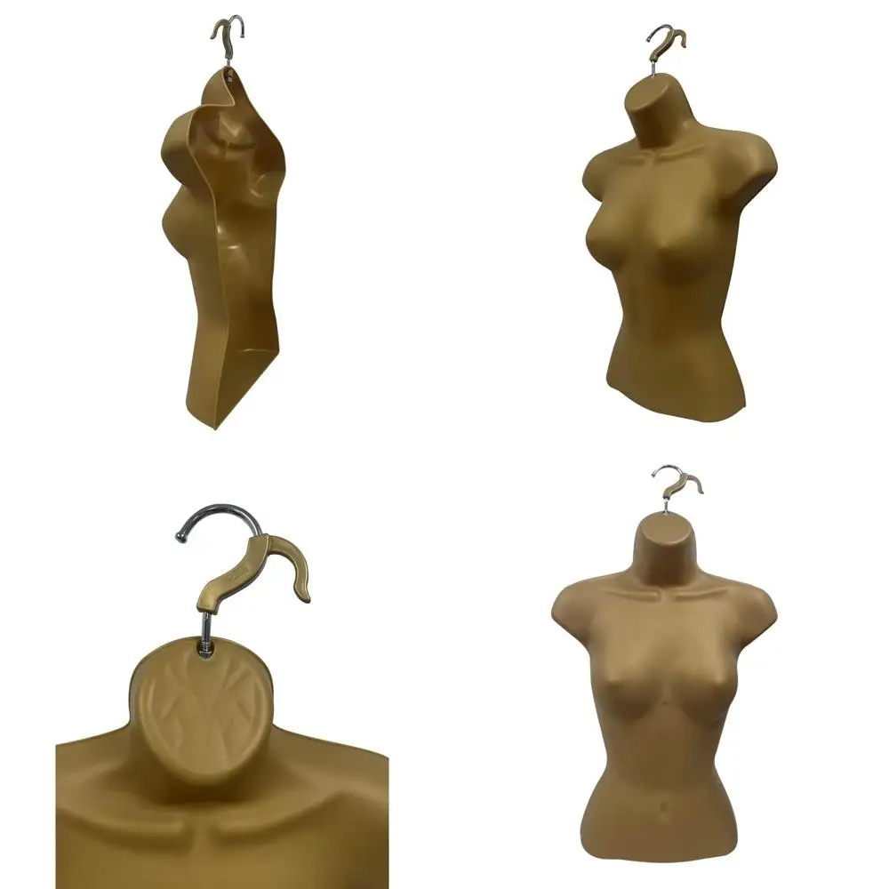 

Бронзовые складные манекены с полой спинкой, с крючками для подвешивания, для демонстрации футболок, настольные, размеры S-M (набор из 10 шт.)