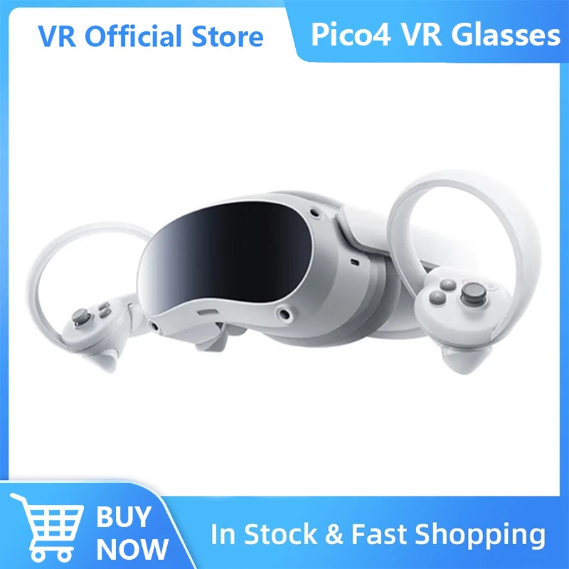 Original Pico4 VR Headset All-In-One Virtual Reality Pico 4 VR Glasses 4K+ Display For Metaverse & Stream VR 3D Gaming