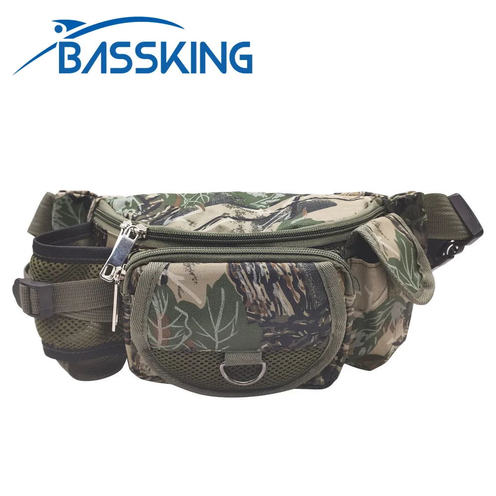 

Поясная Сумка BASSKING 30*9*14 см, многофункциональная уличная сумка для рыболовных снастей, армейский Тактический поясной кошелек для охоты