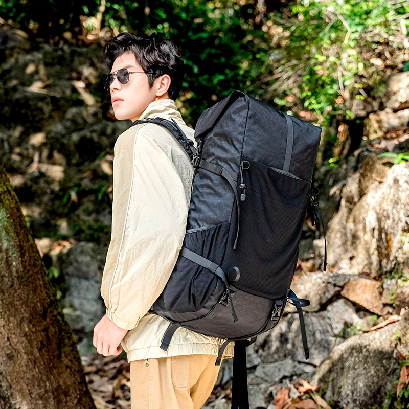 ROYAL MOUNTAIN 40L X-PAC FABRIC HIKING BACKPACK FRAME SUPPORT HIKING MOUNTAINEERING OURDOOR USING SHORT TERM TRAVEL