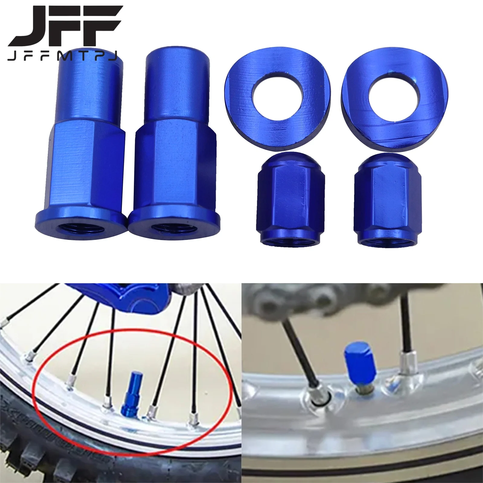 Motorcycle CNC Wheel Hub Tire Inner Tube Valve Capr For KTM Honda Kawasaki Yamaha YZ250F YZ450F WR250R WR450R WR250F WR450F