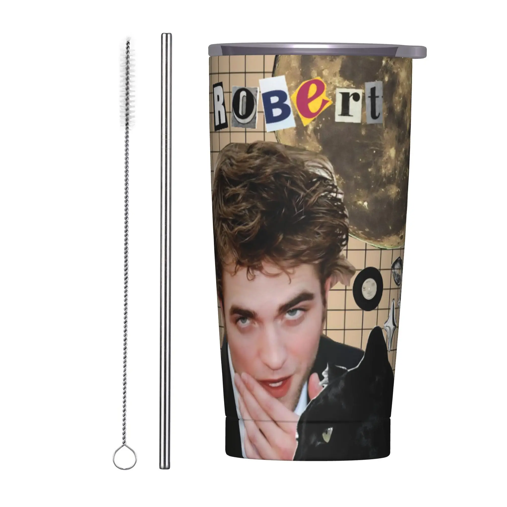Edwards Cullen  Tumbler Vacuum Insulated  Thermal Cup Vacuum Flask Double Wall Mug Water Bottle 20oz