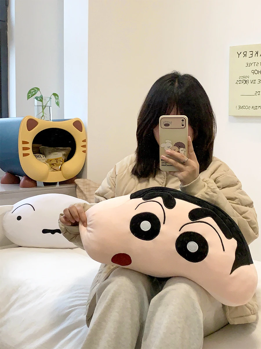 MINISO Crayon Shin-chan peluche cuscino muslimex cuscino Boochan Waniyama cuscino da tiro peluche regali di natale bambino bambini