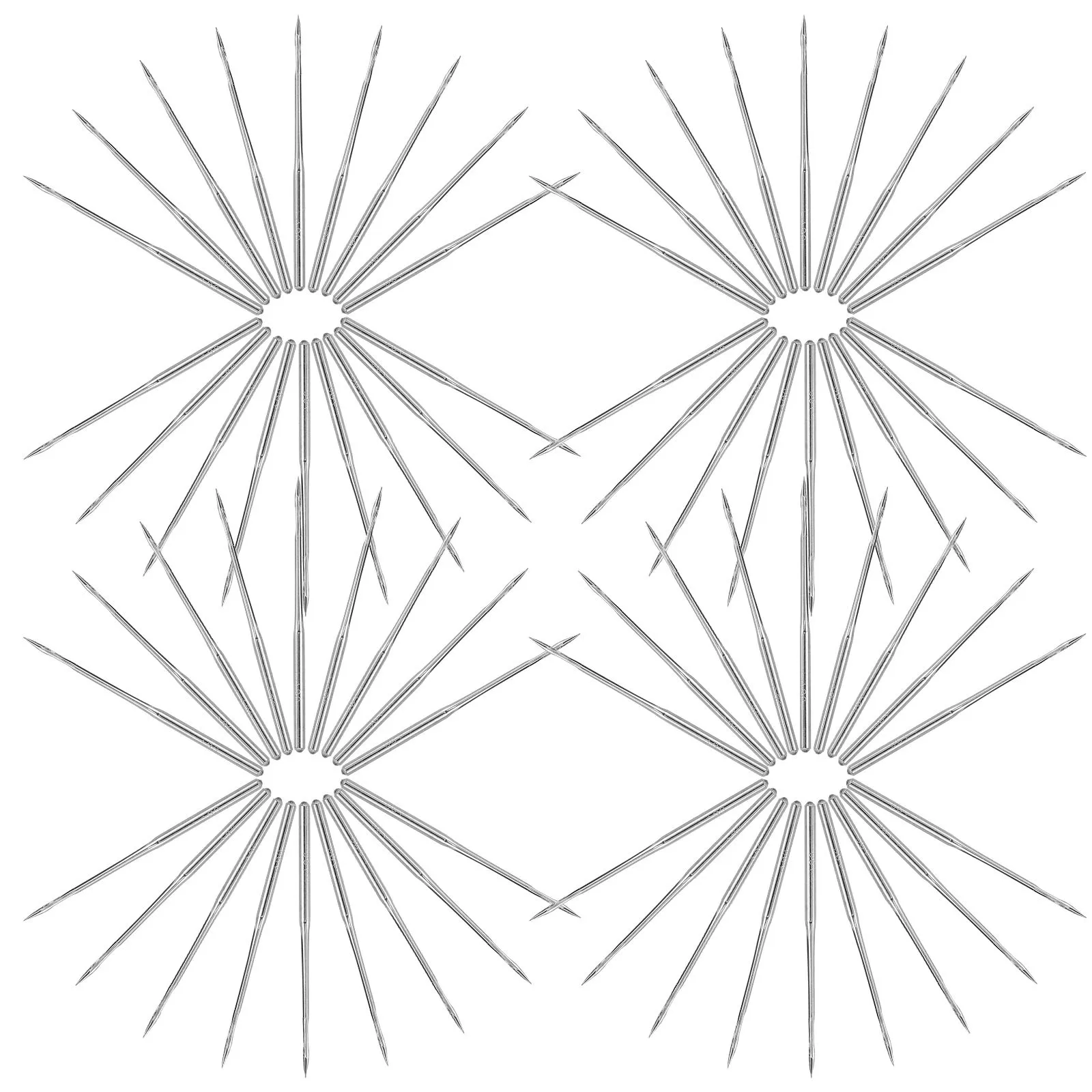 

100Pcs Regular Point Sewing Machine Needles for Canvas Quilting Embroidery Jeans Industrial Home Use Embroidery Needles