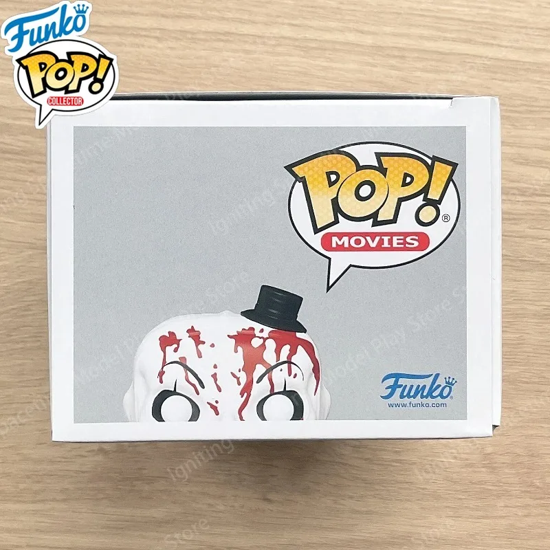 Funko Pop Bloody Art The Clown #1592 Terrifier Horror Movie Character Vinyl Figurine Collectible Model Home Decor Hobby Gift - view 5