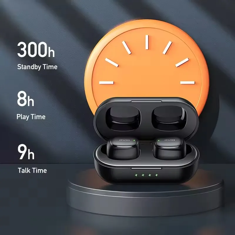 Awei T13 Pro Bluetooth 5.3 Kopfhörer Drahtlose Bluetooth Headset In-Ear TWS Ohrhörer Mit Mikrofon HiFi Bass Stereo Gaming Kopfhörer