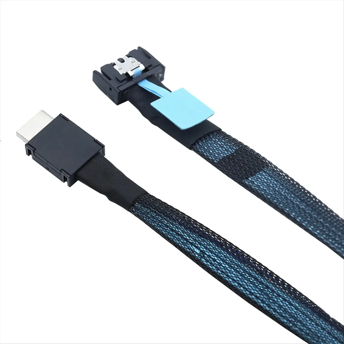 L73A NEW PCI-Express 4.0 Gen5 PCIE MCIO SFF-8654 4i to Oculink SFF-8611 4i for Server Adapter Cable 1m
