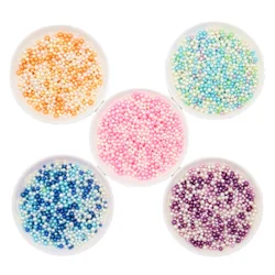 2/3/4/5mm Mixed ABS Round Imitation Loose Pearls Beads No Hole for Nailart DIY Garment Shoes Beads Accessories Supplies 20g