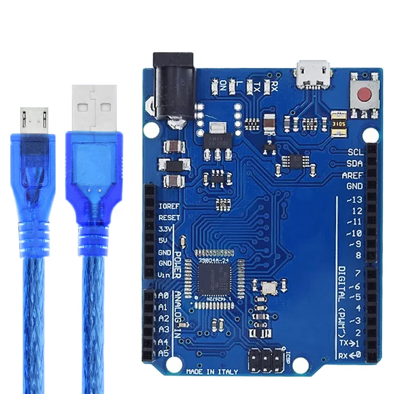 Leonardo R3 Microcontroller Atmega32u4 Development Board With USB Cable Compatible For rduino DIY Starter Kit