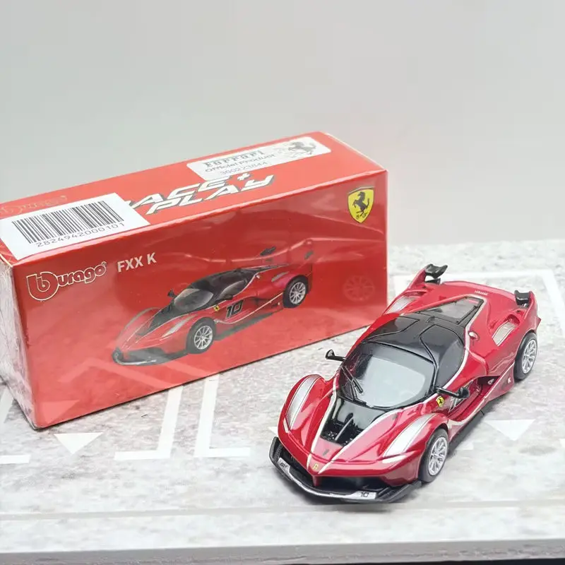 Bburago 1:64 Ferrari FXX K Alloy Super Sports Car Model Diecast Metal Track Racing Car Vehicles Model Simulation Collection Gift