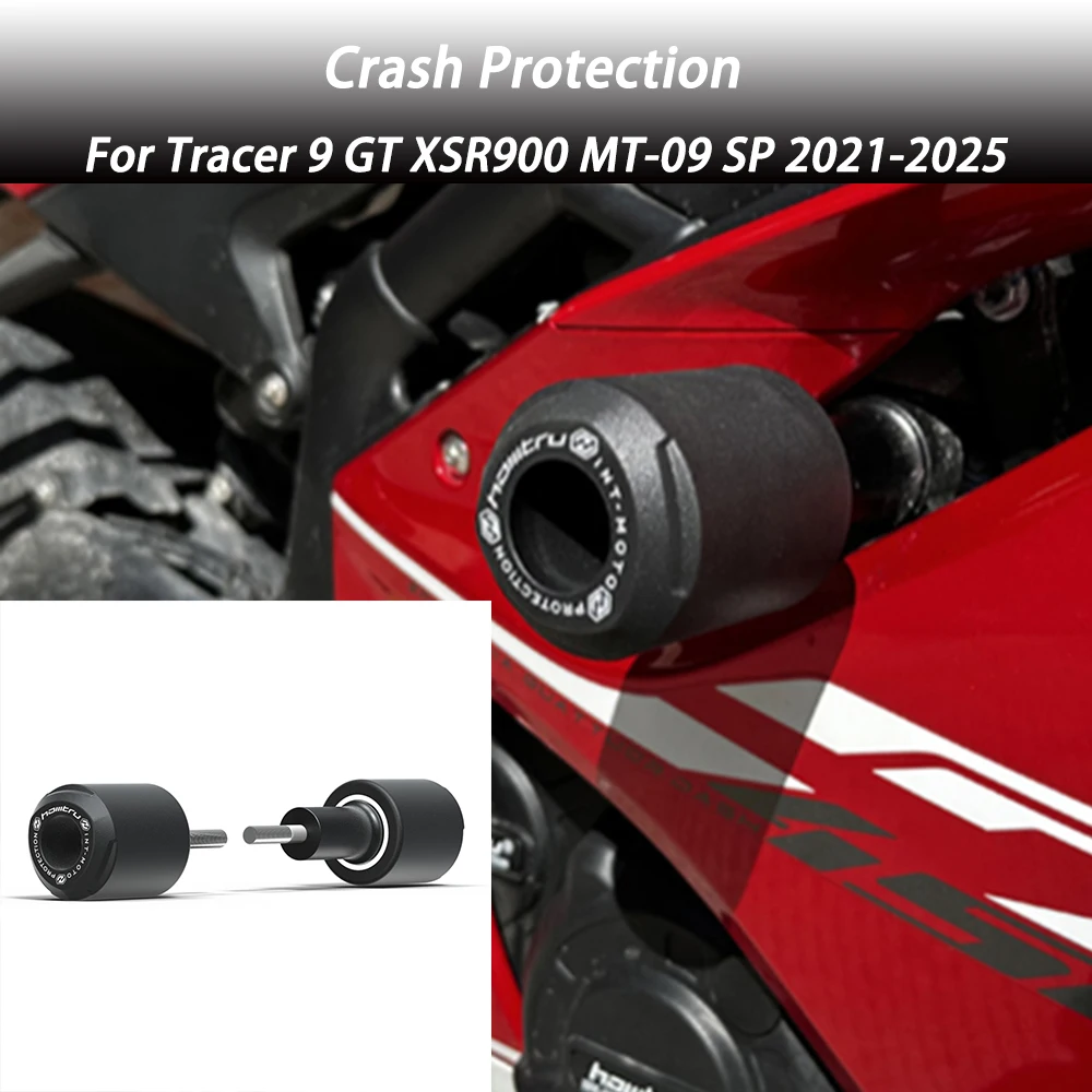 

Motorcycle Frame Slider Protector Anti Falling Rod Crash Frame Slider Protect For Yamaha Tracer 9 GT XSR900 MT-09 SP 2021-2025