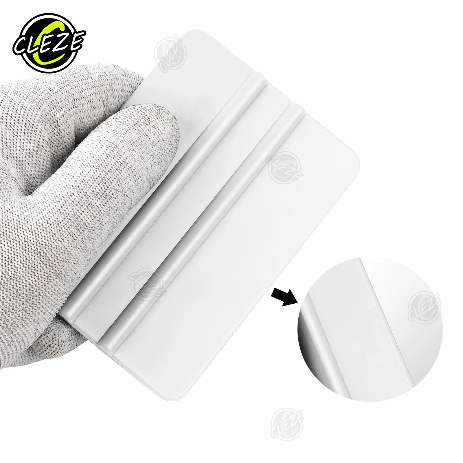 CLEZE Car Wrap Squeegee Vinyl Film Applicator Tool for PPF Window Tint Car Wrapping Installation Auto Detailing Accessories
