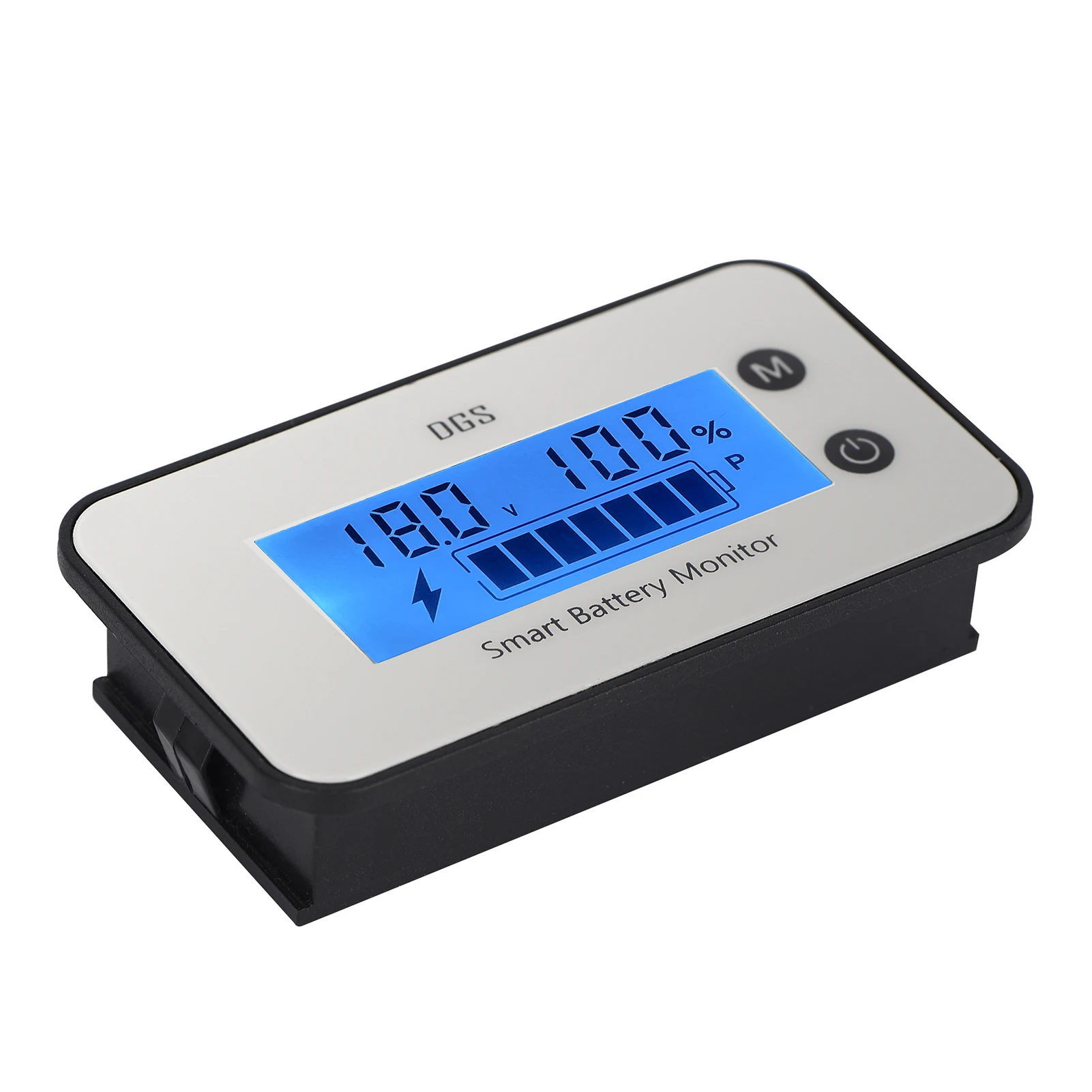 IPX7 Battery Capacity Monitor,DC 7-100V Battery Percentage Voltage Tester  12V 24V 36V 48V LCD Display Car Vehicle Marine RV Bat