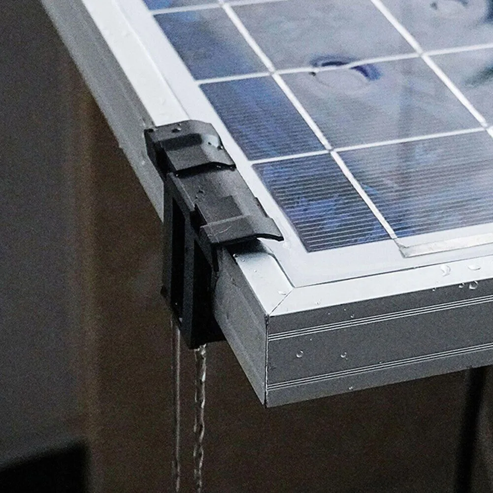 30 Chiếc Bảng Điều Khiển Năng Lượng Mặt Trời Bùn Loại Bỏ Kẹp Nước Thoát Nước Nghi Binh Clip 30/35/40Mm Quang Điện Loại Bỏ nước Tù Đọng Vệ Sinh Kẹp