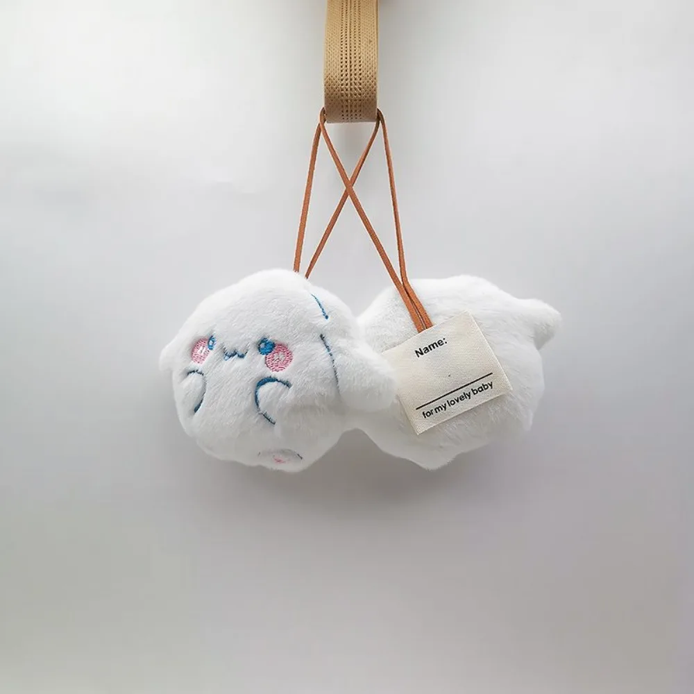 Hello Kitty-Pendentif d'étiquette de nom de dessin animé pour filles, porte-clés de sac à dos Kuromi, style Ins Campus, ornement de confrontation de téléphone portable