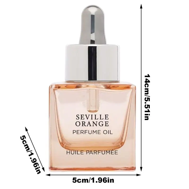 30ml Orange Perfume For Women With Dropper Fresh Citrus Fruit Scent Sunny Vitality Sensitive and Natural For Daily Dating Travel