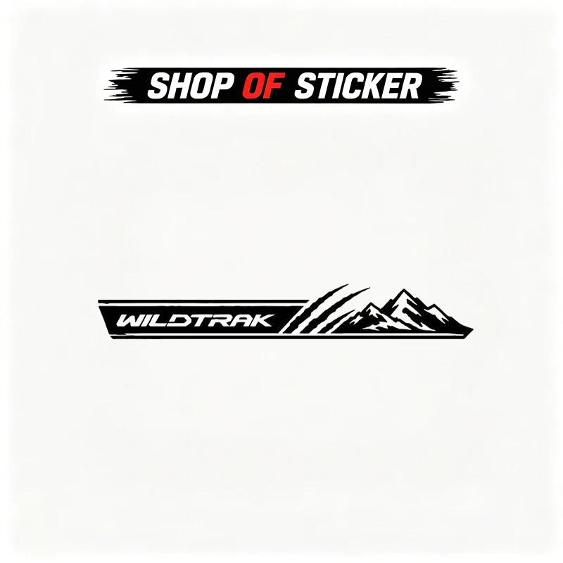 Wild Trak Style Mountain Car Sticker Decal Off-Road Racing Vinyl Side Body Auto Waterproof Durable Label