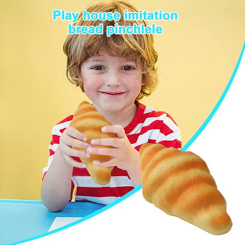 

Stress Squeeze Toy Bread Realistic Bread Loaf Handmade Funny Tear Resistant Stress Relief Toy Bread For Stress Relief Party