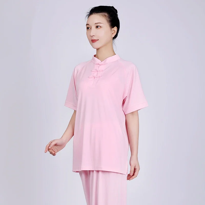 Summer Tai Chi Clothes Kung Fu Dress Martial Art Uniform Wushu Clothing Women And Men Unisex Breathable Kun Master 2023 New