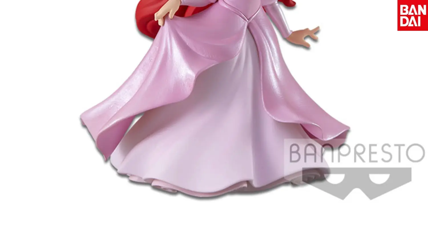 BANDAI Brand New Genuine Q Posket Character Model Ariel Princess Dress Type B Figure Model in Stock