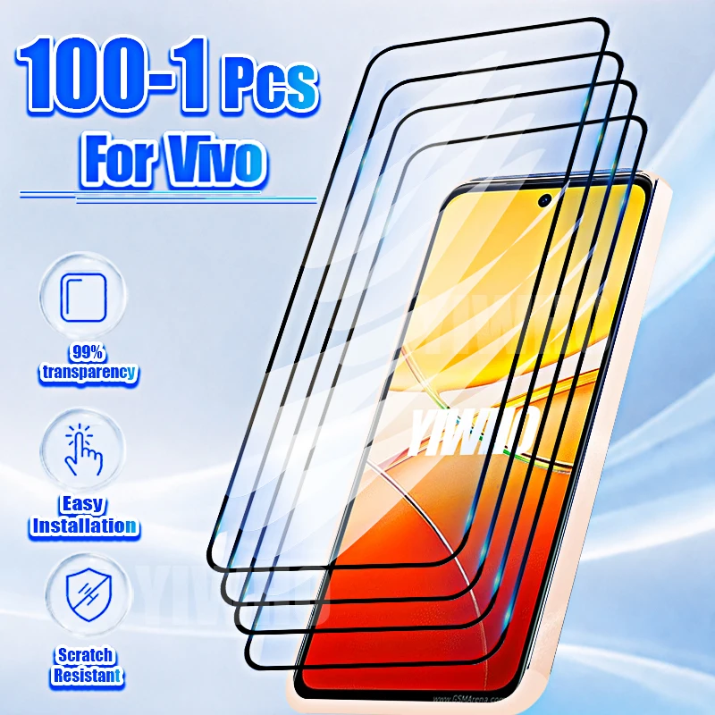 1-100 Piezas de Cristal Templa - Phone Accessories Vivo reseña y precio