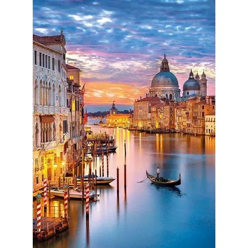 Clementoni 1000 peça 96699 iluminação venice puzzle