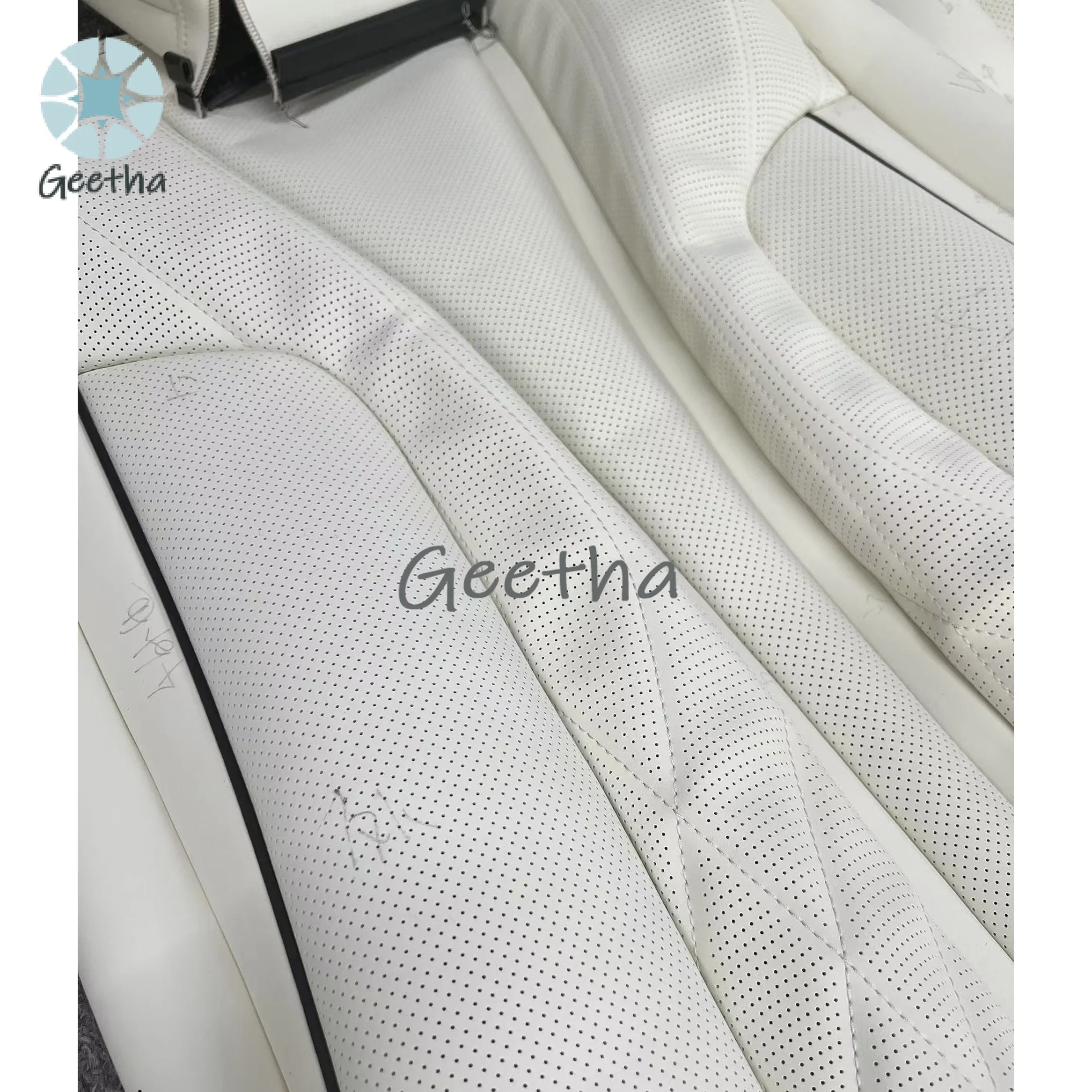 

For Custom Brown Nappa Leather Full Replacement Car Seat Cover for Mercedes Benz S-Class