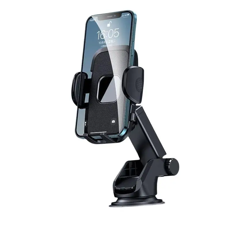 Universelle Auto-Handyhalterung mit 360-Grad-Drehung und Silikonpad für Armaturenbrett und Windschutzscheibe im Pendelverkehr – Detail 4