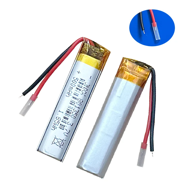 2-12 PCS 801350 500mAh 3.7 V polymer lithium-ion battery for POS machine GPS positioner ordering machine driving recorder