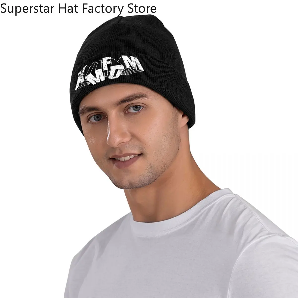 KMFDM Hats Autumn Winter Skullies Beanies Fashion Caps Men Women Knitted Hat