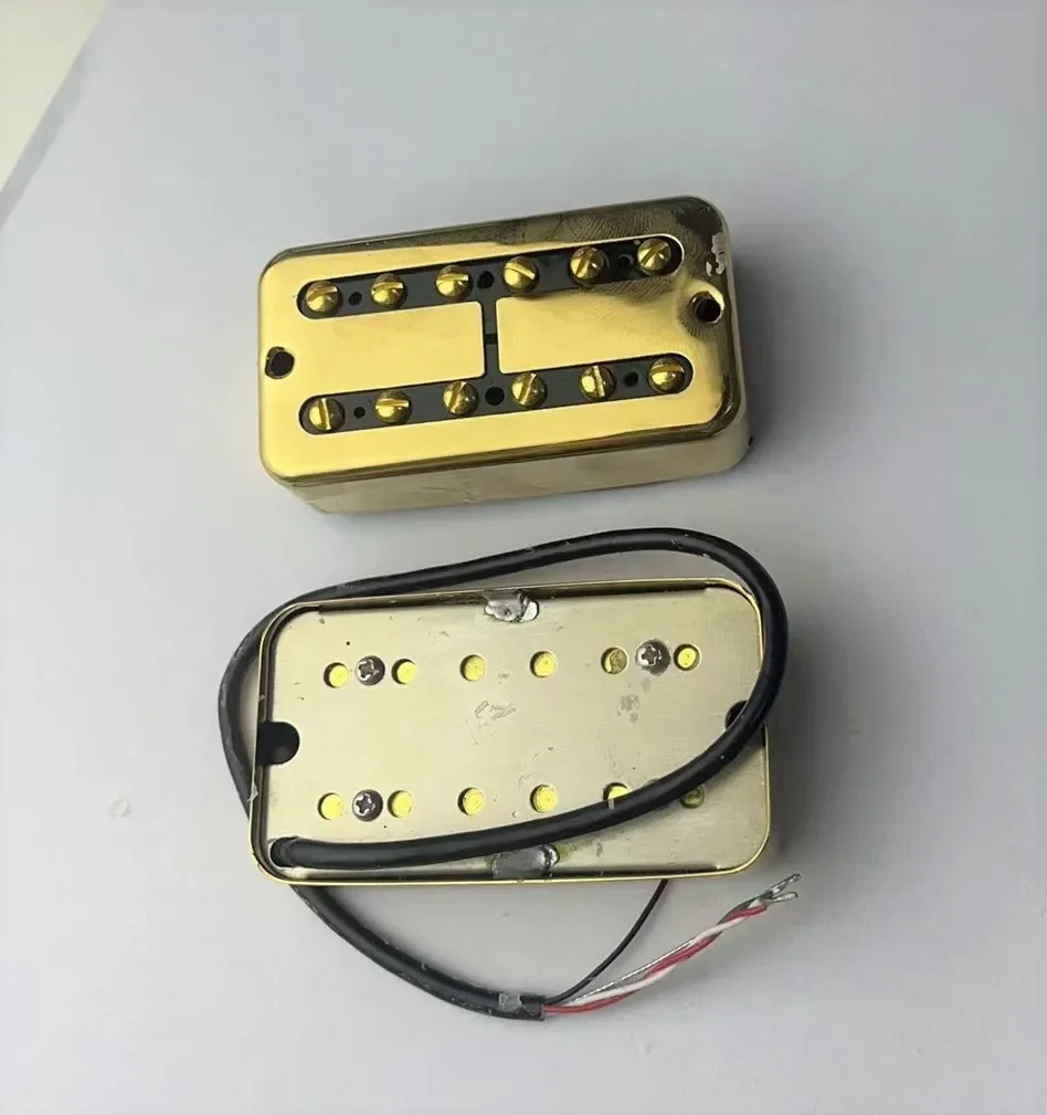 Alnico 5 Humbucker Pickups Set Vintage FilterTron Style Gold  for LP or Most Guitar  Replacement Parts