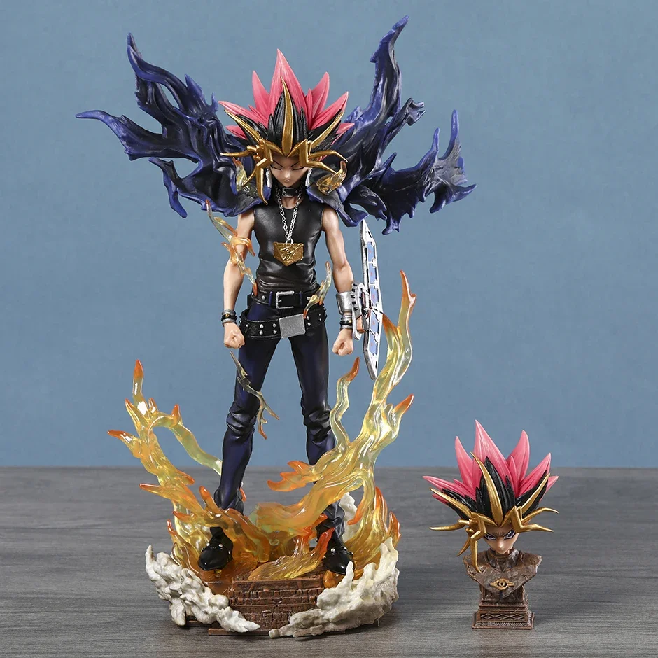 26cm Yu-Gi-Oh! Duel Monsters Yami Yugi Anime Figure Toy PVC Figurine Collectible Gift