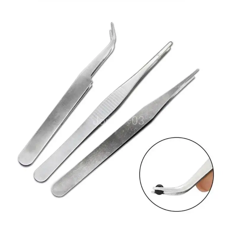 Tweezers Set Model Making Industrial Electronic Cellphone Repair Hand Tools Par