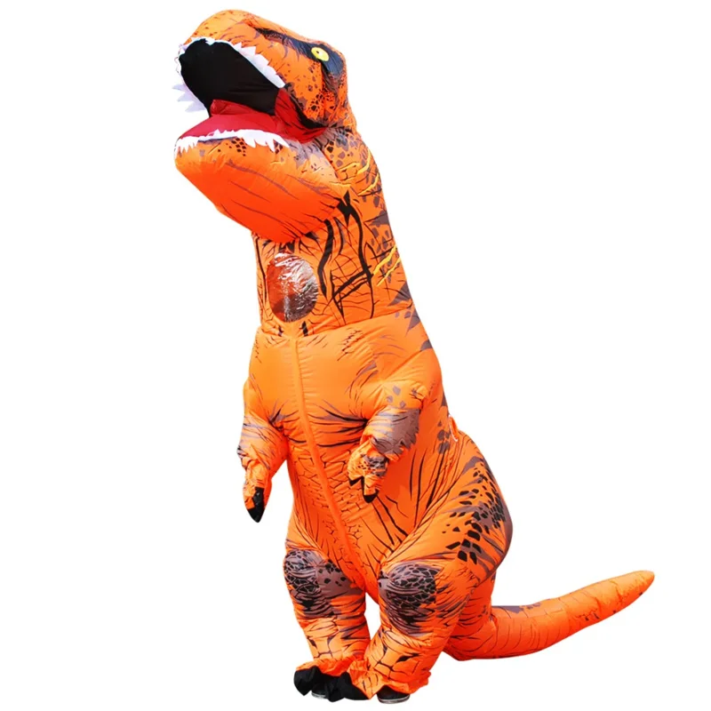 Halloween Mascot T-Rex Dinosaur Inflatable Costume Cartoon Doll Props Alien Cosplay for Adult Kid Cosplay Christmas Funny Suits