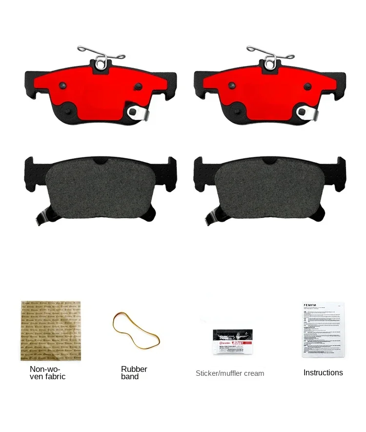 Günstige und feine hintere Bremsbeläge aus Keramik