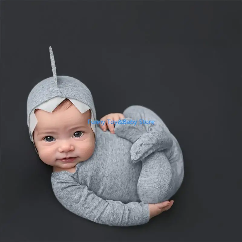 

C90B Baby Photography Props Bonnet Шляпа с ногами набором для фотосессии 2pcs