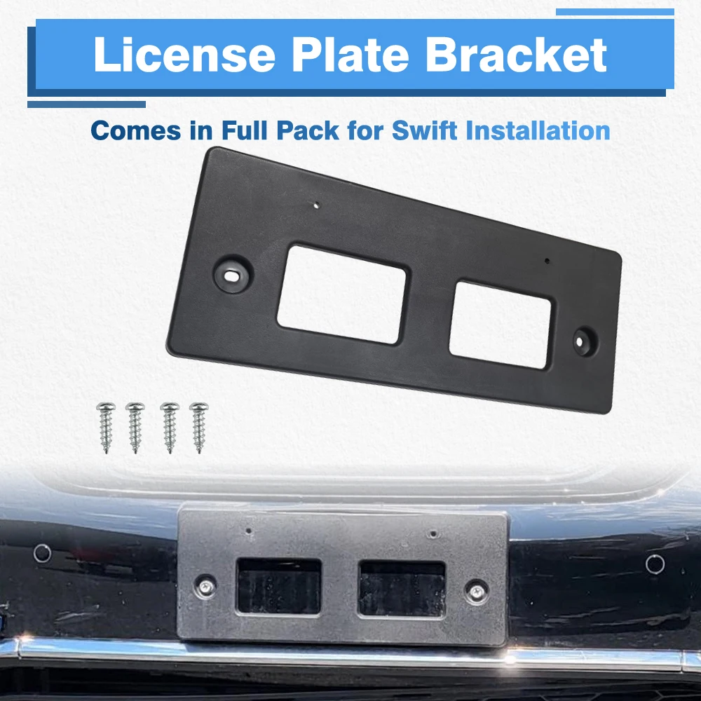 

For Nissan Murano 2019 2020 2021 2022 2023 Front License Plate Bracket Front Bumper License Mounting Holder 962109UF0A NI1068151