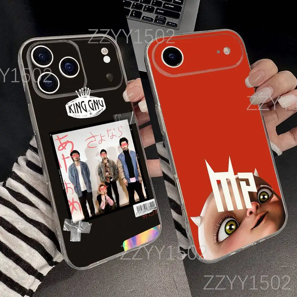 킹 구노 래퍼 폰 케이스 아이폰 17,16,15,14,13,12,11 프로,맥스,플러스,X,XS,XR,SE4,E 미니 투명 소프트