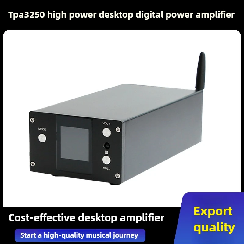 

D16 high fidelity TPA3250 high power HIFI digital remote control amplifier QCC3034 Bluetooth 5.1APTX household power amplifier