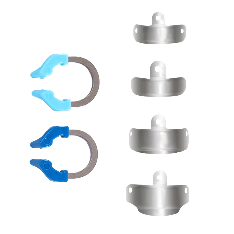 Dental Matrix Bands Clamp Sectional Contoured Matrix System with Universal Narrow Clamping Ring Holder Dentistry Materials view 6