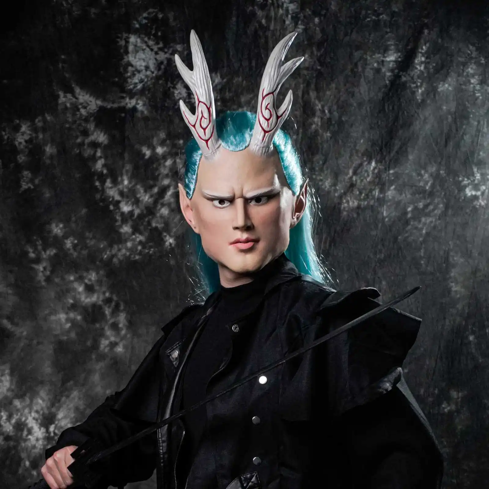 Chinesische Mythologische Maske für Scherzspaß Halloween-Party Cosplay-Maske – Detail 2