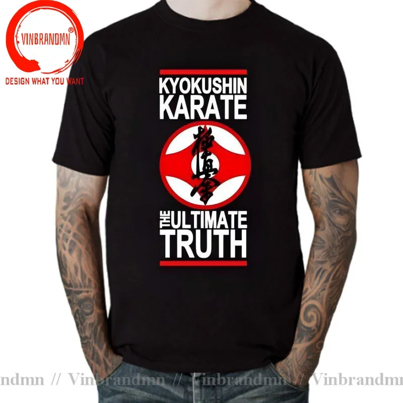 

Японская футболка Kung Fu Kyokushin Karate Masutatsu Oyama, мужская футболка The Ultimate Truth Kyokushinkai Karate, футболка Kyokushin