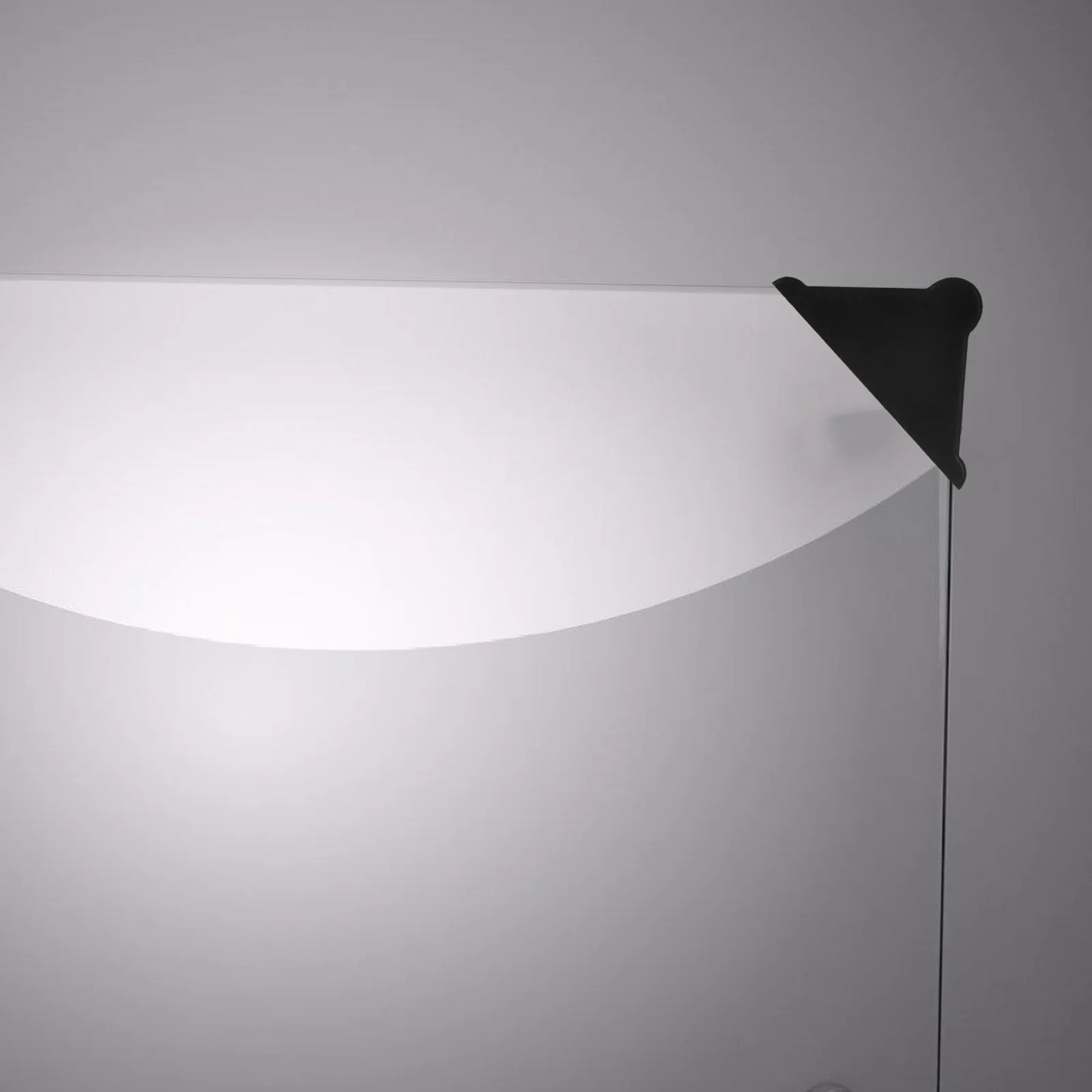 100 قطعة حماة الزوايا مثلث صفائح الزجاج غطاء حافة بلاستيكية حامي للأرفف مرآة السلامة الوفير الحرس المجلس #1